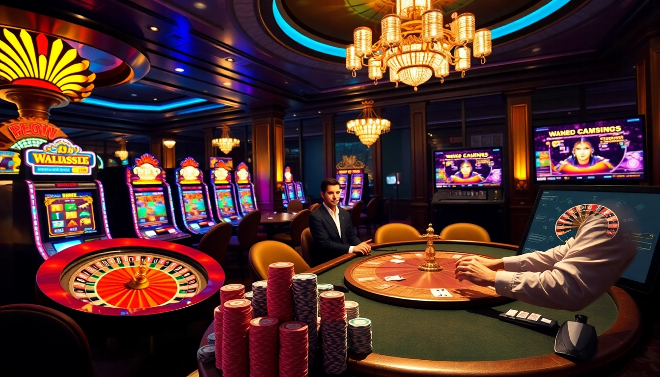 Experience the excitement of online gambling at https://hitclub9.vip/ with vibrant slot machines and poker tables.