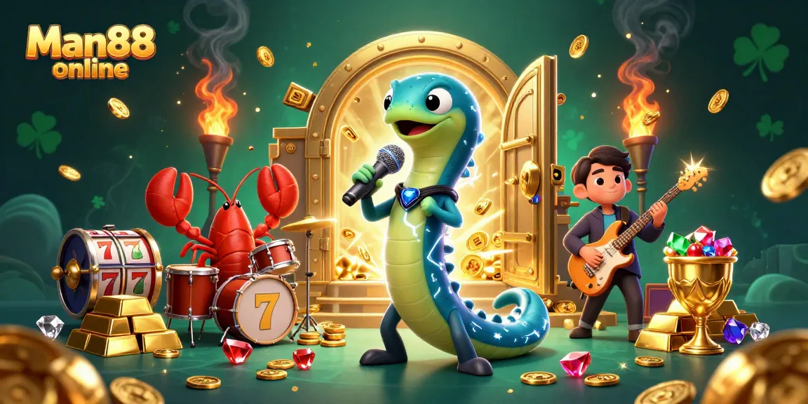 Play exciting games at Man88 online while enjoying the electric atmosphere of an underwater casino.
