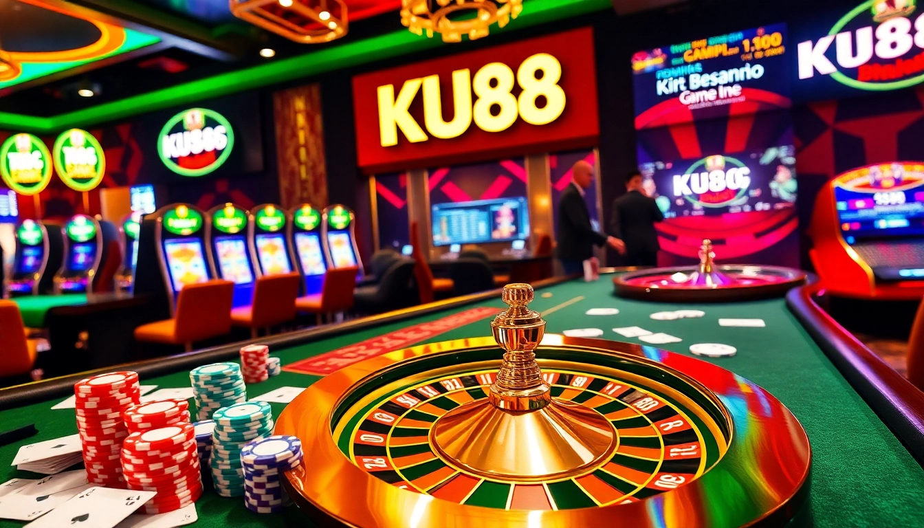 Experience the excitement of KU88's casino scene with vibrant games and thrilling betting options.