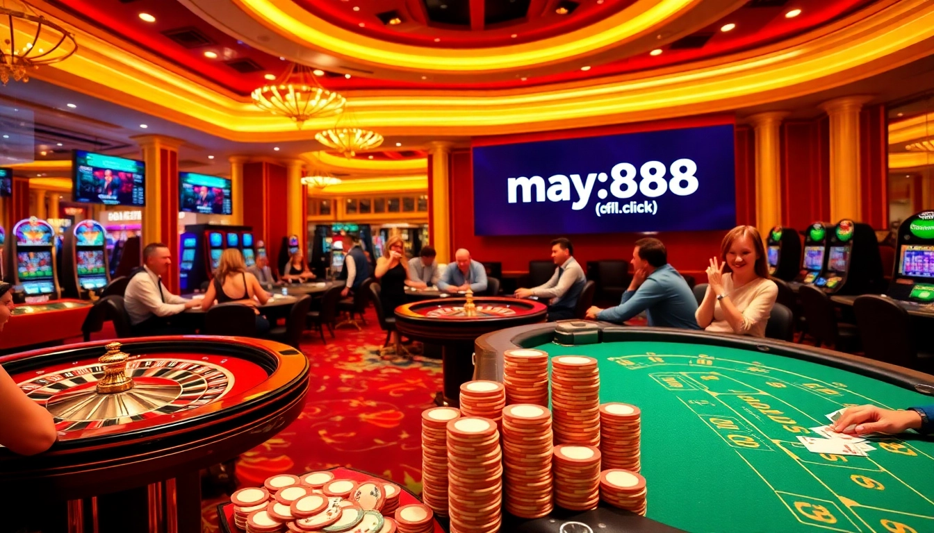Experience electrifying gameplay at https://may88.click/ with poker tables and slot machines.