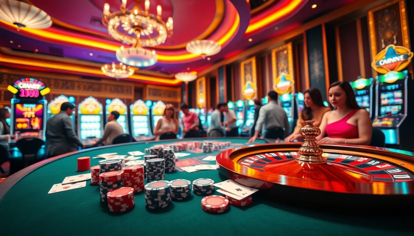 Experience the excitement of GG88 with dynamic gambling at a vibrant casino table.