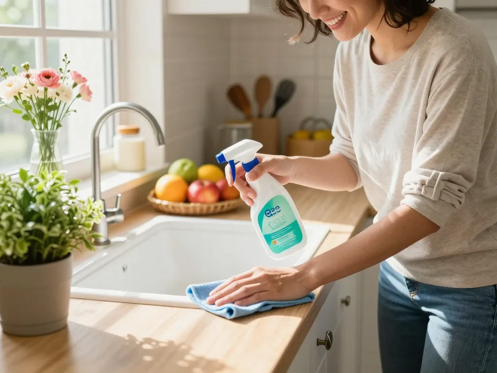 Podívejte se zde to a clean and eco-friendly kitchen cleaning setup.